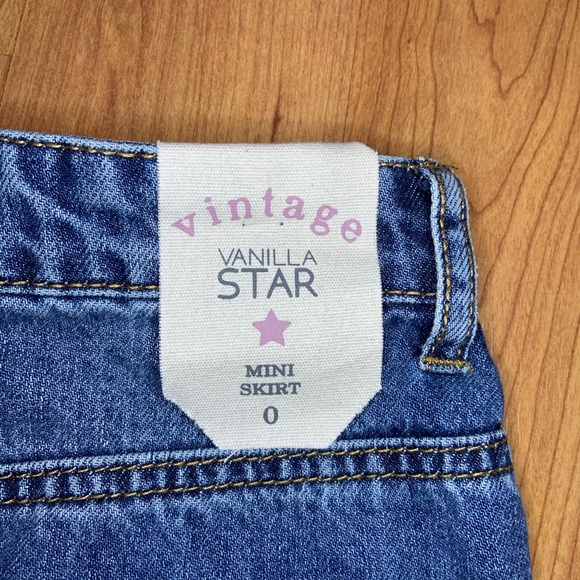 Vanilla Star Juniors Button-Fly Denim Mini Skirt - Picture 7 of 8